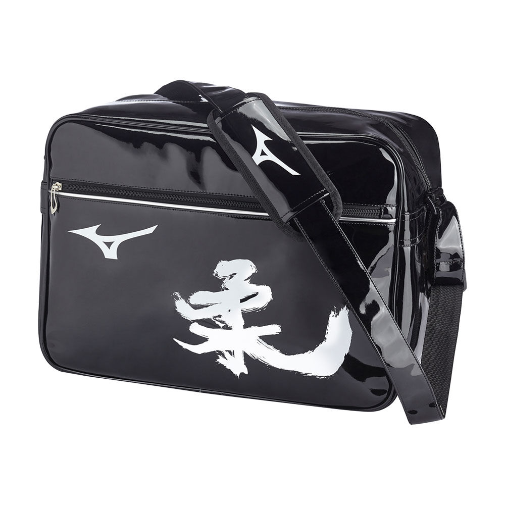 Mens Mizuno Judo Enamel M Bag Black Philippines (HNYFZU521)